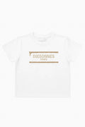 Parallel Zip Tee WHITE [LADIES]