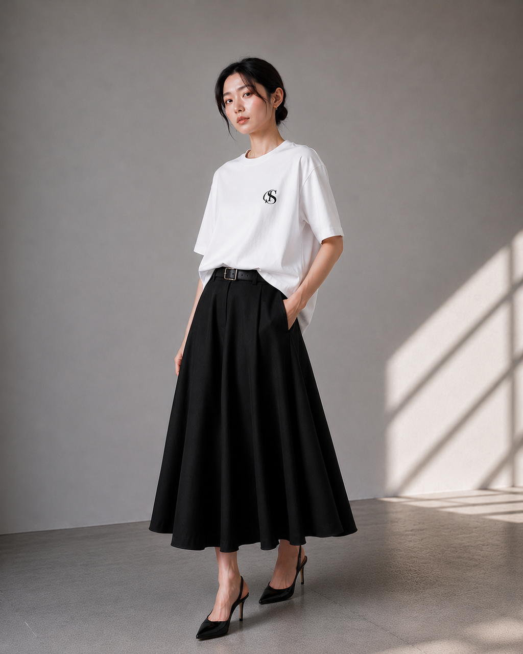 Axis Logo Tee WHITE