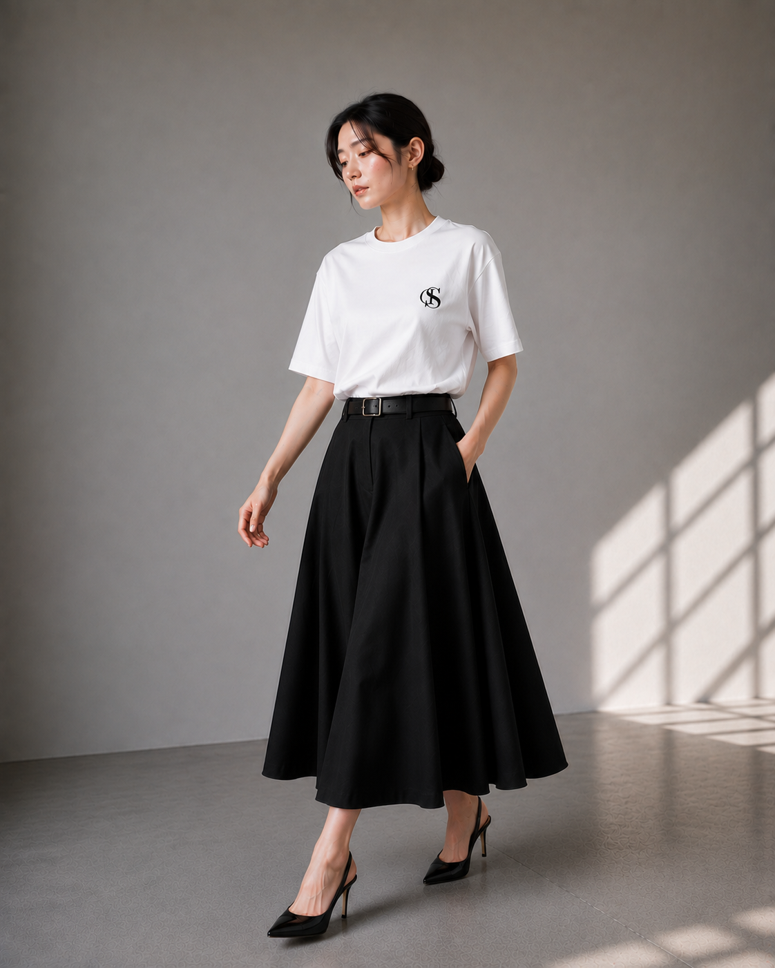 Axis Logo Tee WHITE
