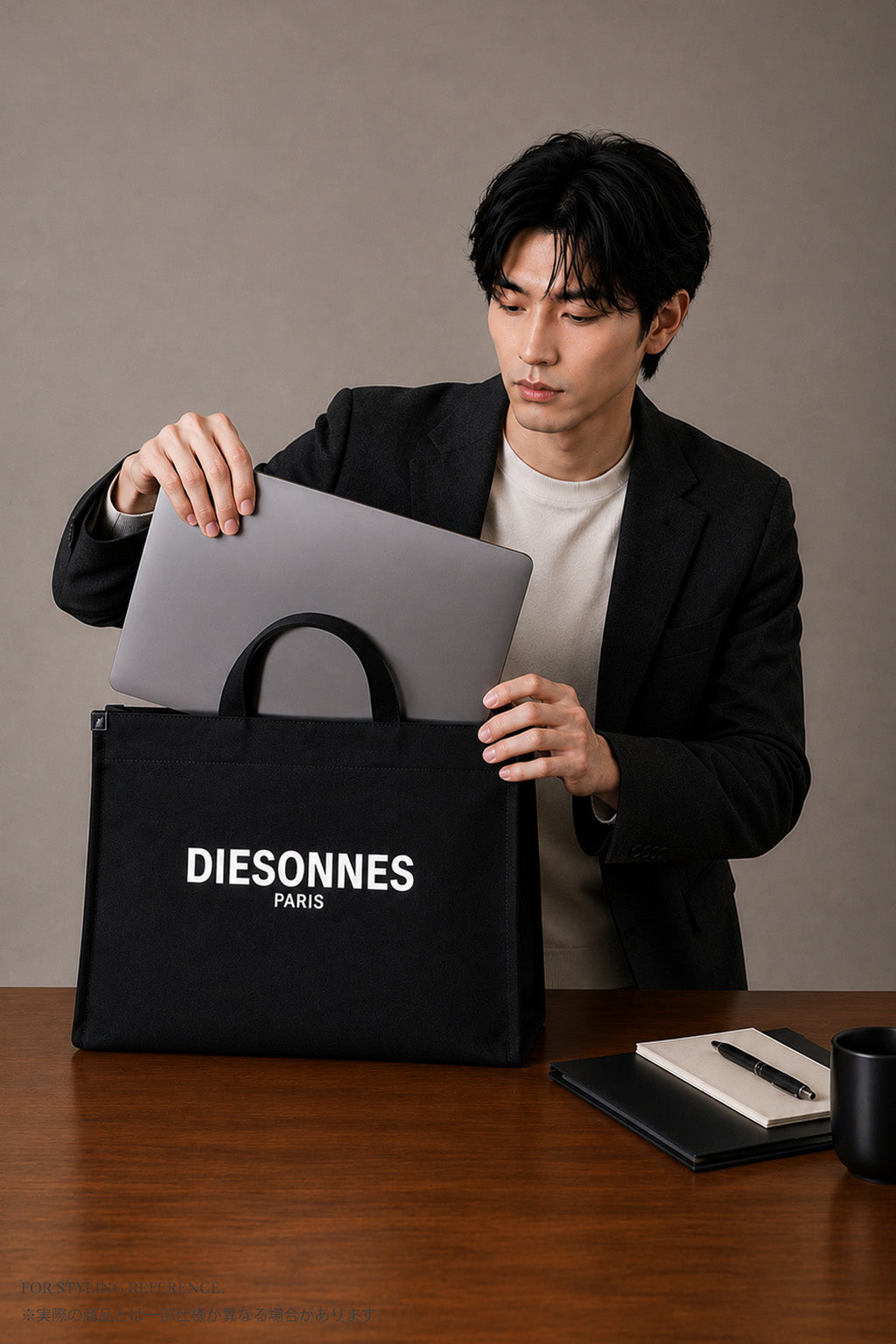 Black Signature Tote