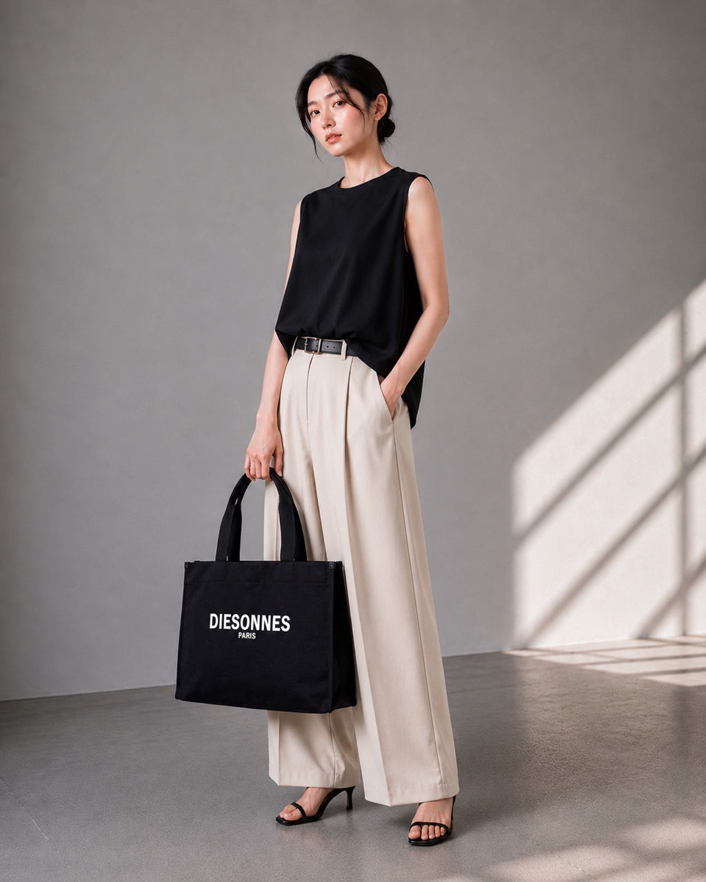 Black Signature Tote