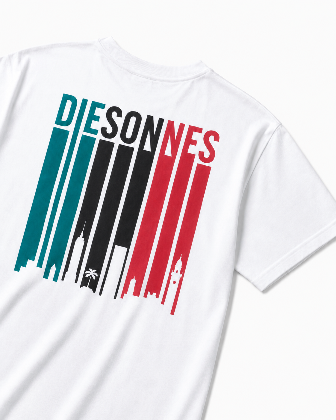 Color Bars Tee WHITE