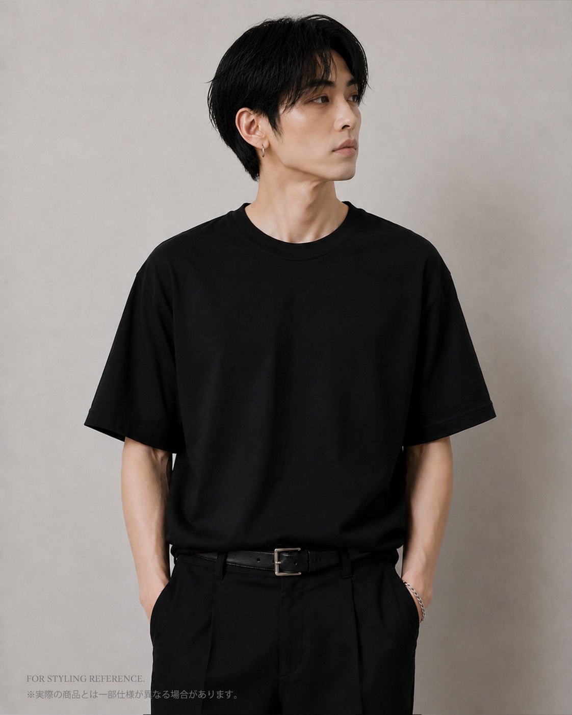 Color Bars Tee BLACK