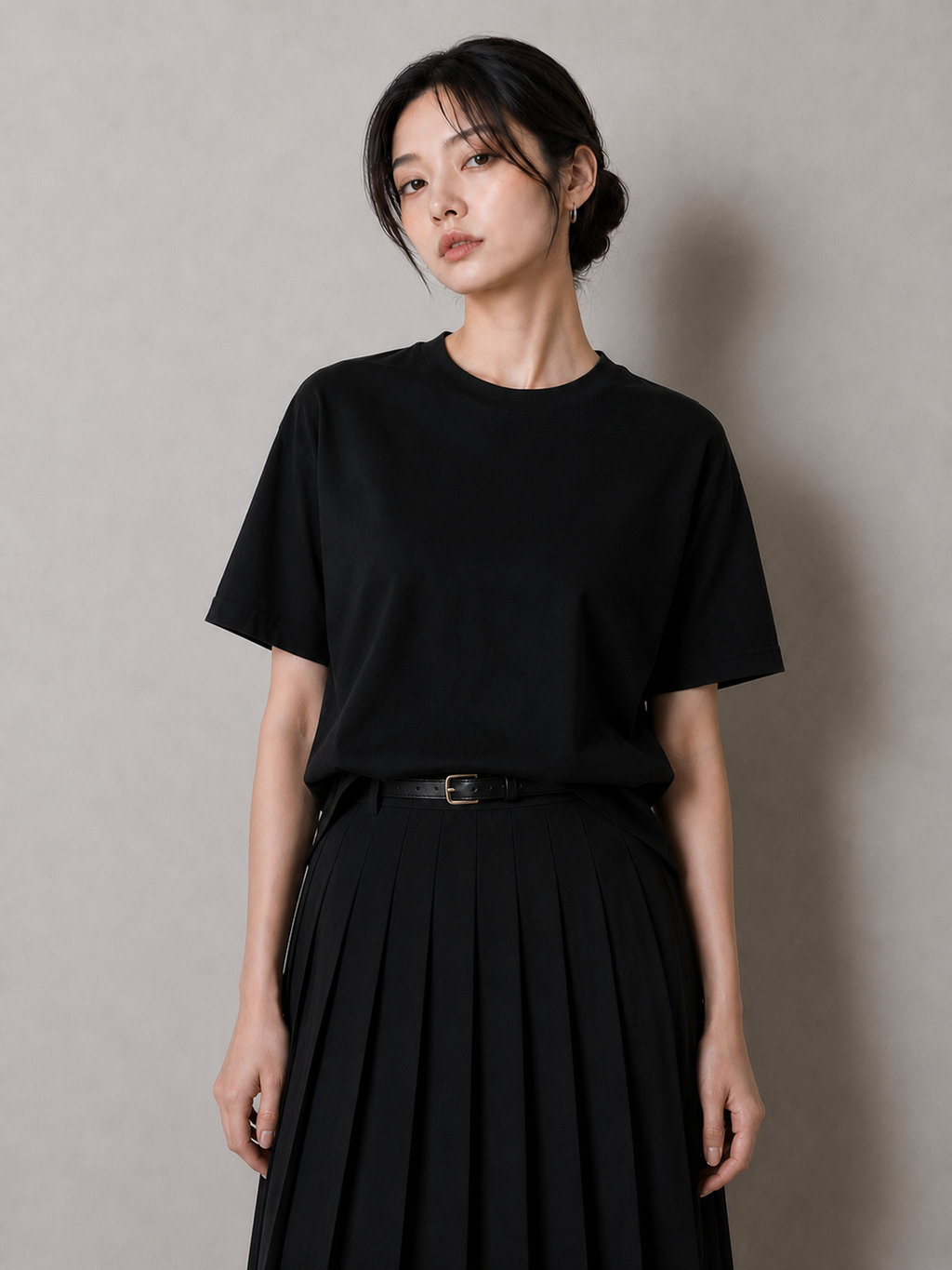 Color Bars Tee BLACK