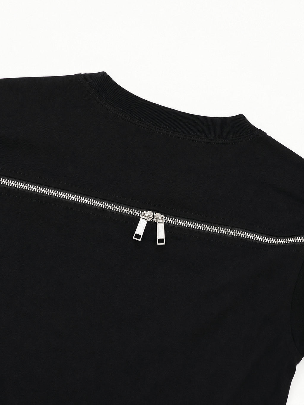 Contour Zip Tee BLACK [LADIES]