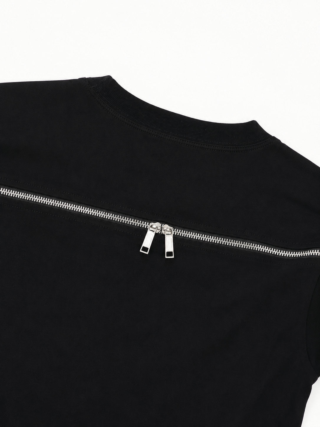 Contour Zip Tee BLACK [LADIES]