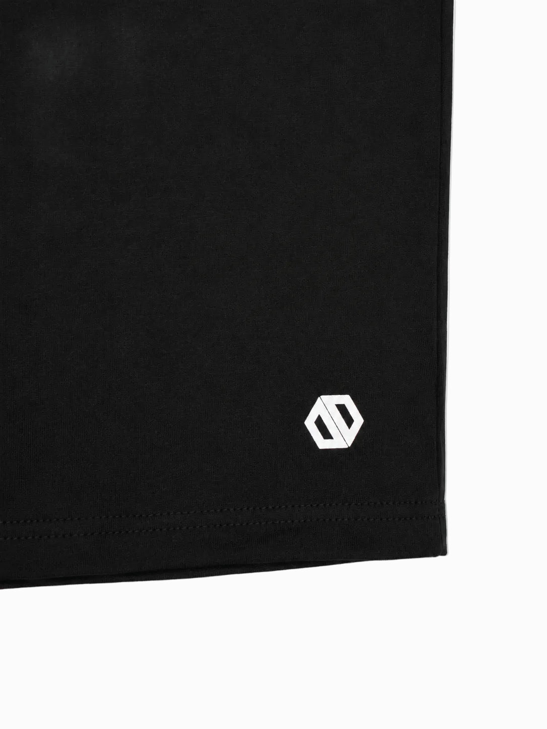 Contour Zip Tee BLACK [UNISEX]
