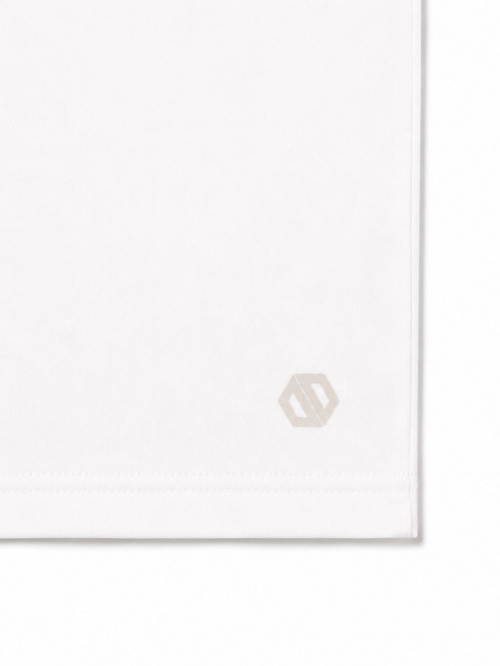 Contour Zip Tee WHITE [UNISEX]