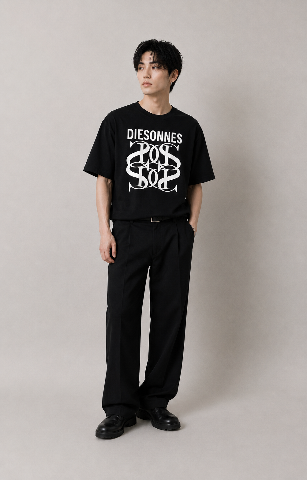 Crest Tee BLACK