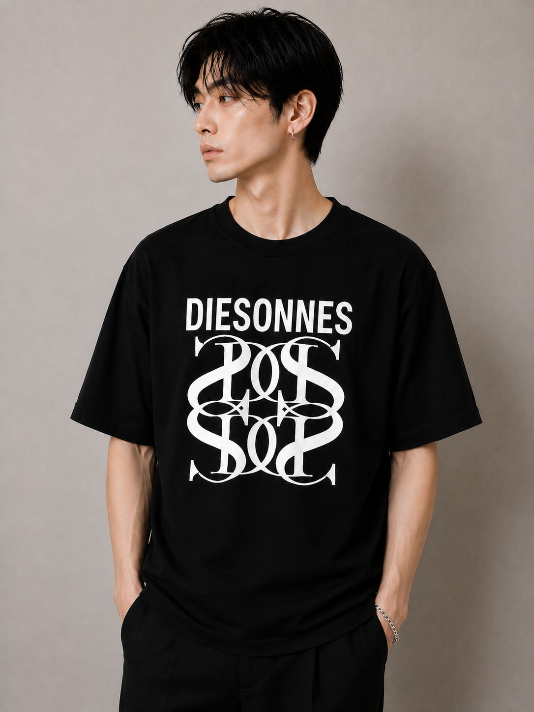 Crest Tee BLACK