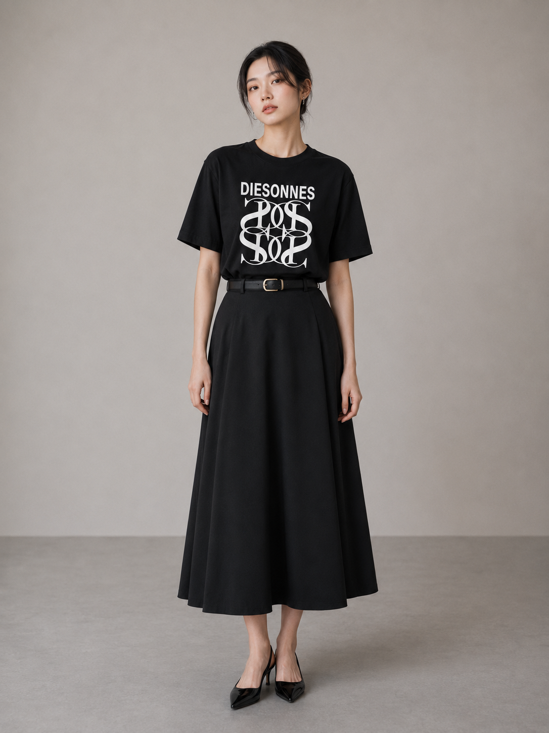 Crest Tee BLACK