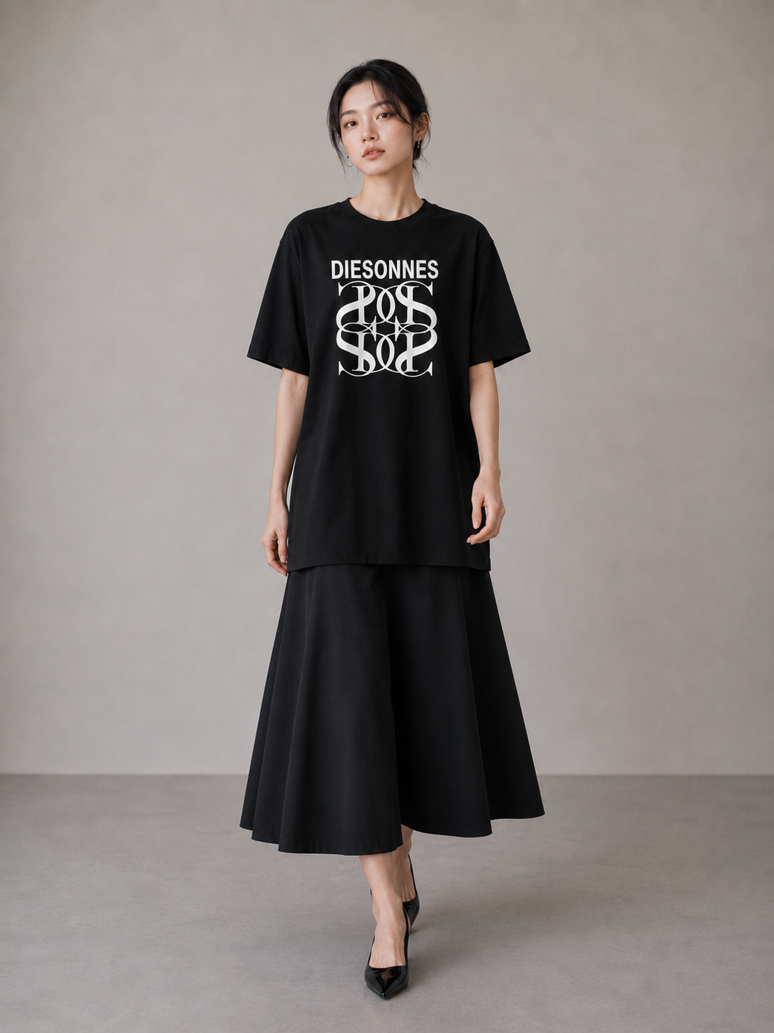 Crest Tee BLACK