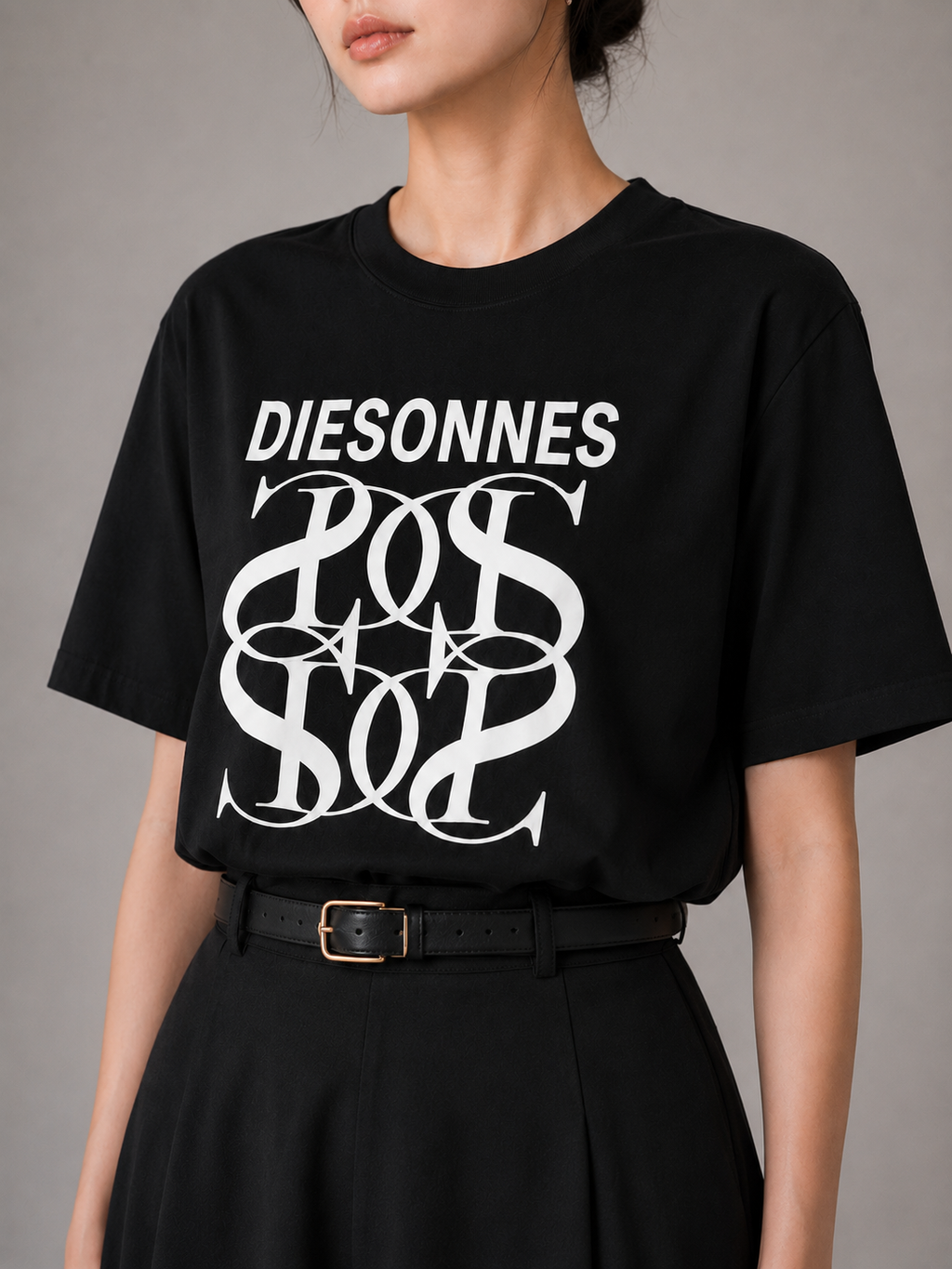Crest Tee BLACK
