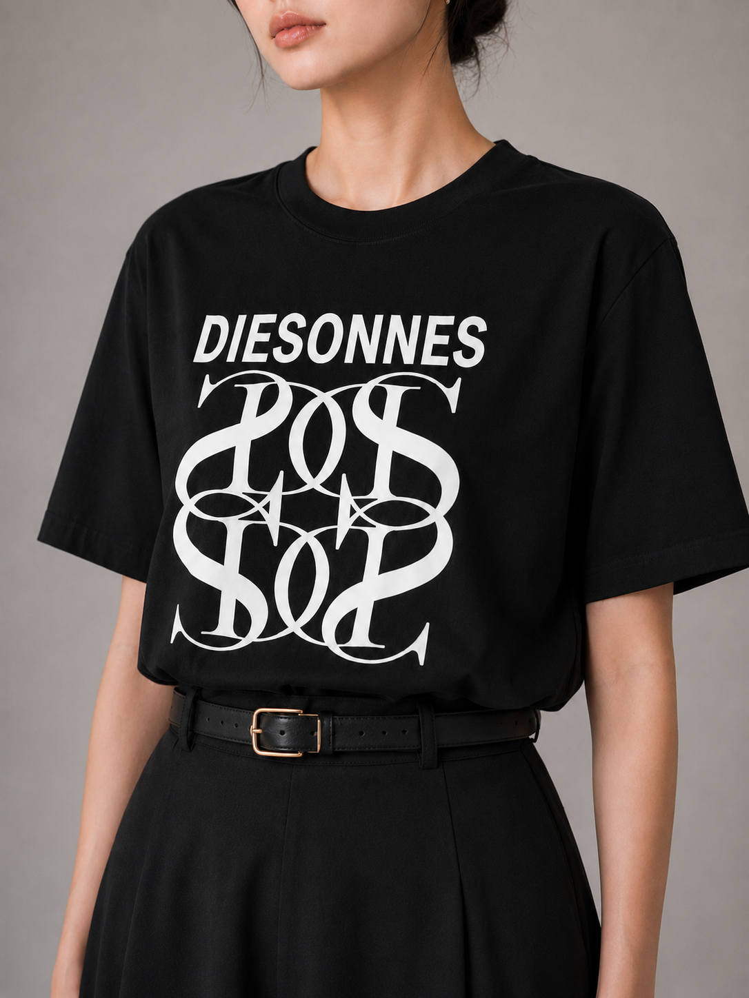 Crest Tee BLACK