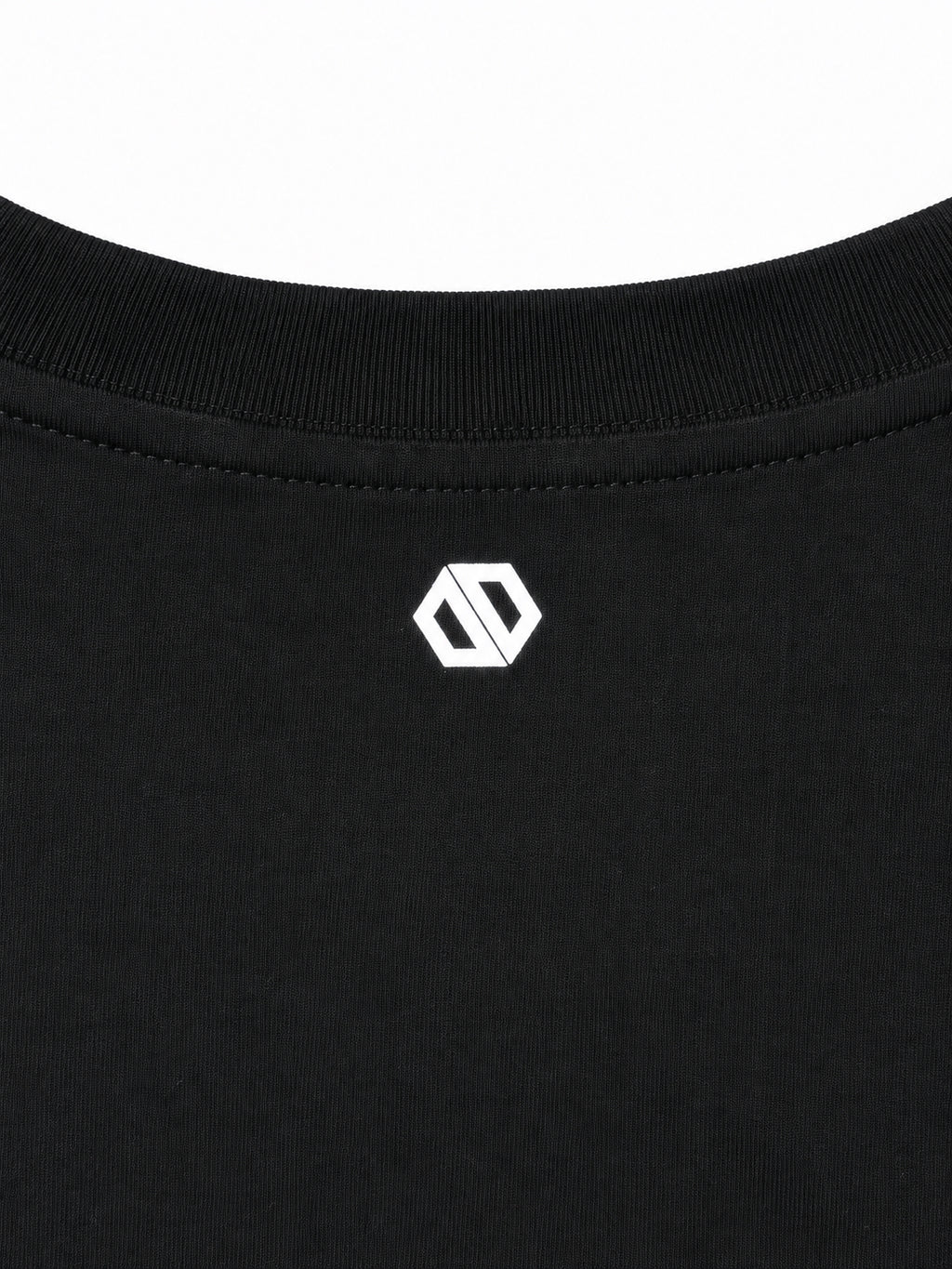 Parallel Zip Tee BLACK [UNISEX]