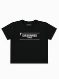 Parallel Zip Tee BLACK [LADIES]
