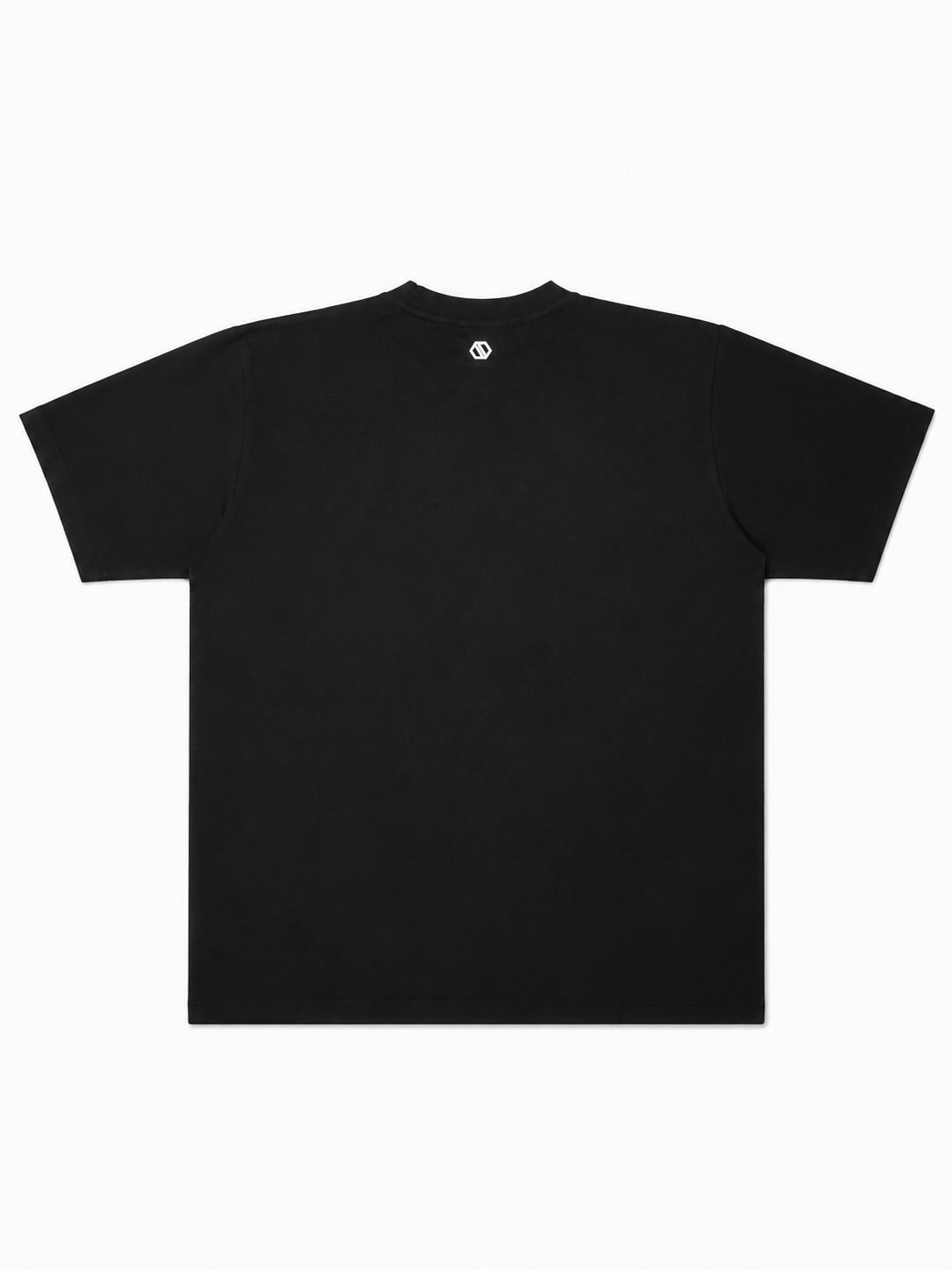 Parallel Zip Tee BLACK [UNISEX]