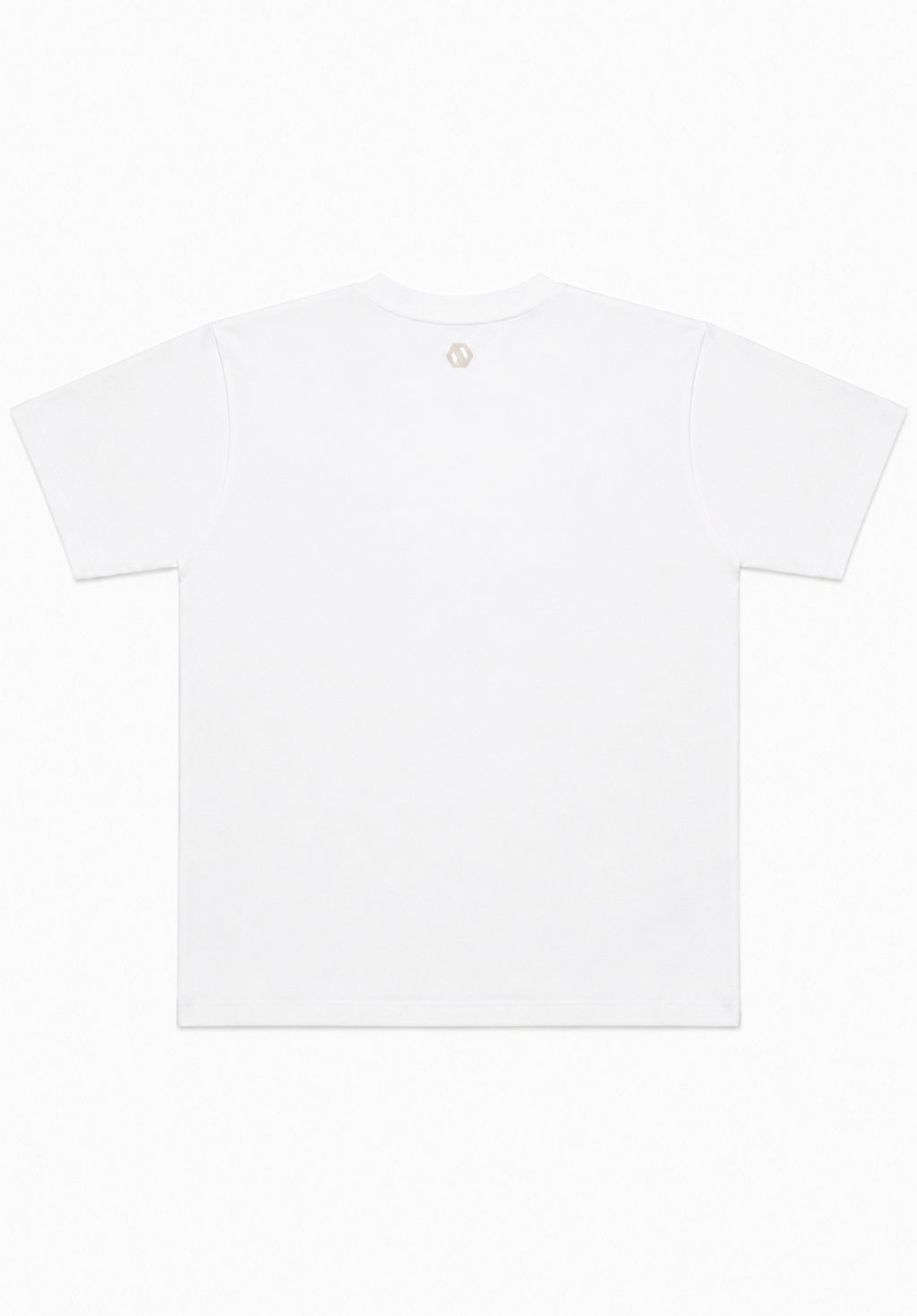 Parallel Zip Tee WHITE [UNISEX]