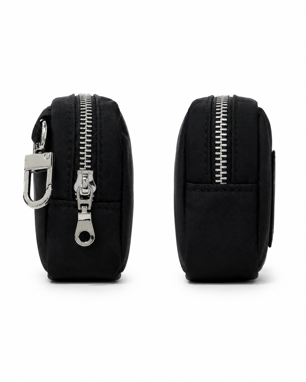 Dual Accent Pouch  SILVER