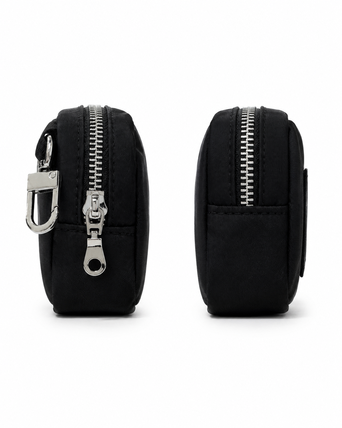 Dual Accent Pouch  SILVER