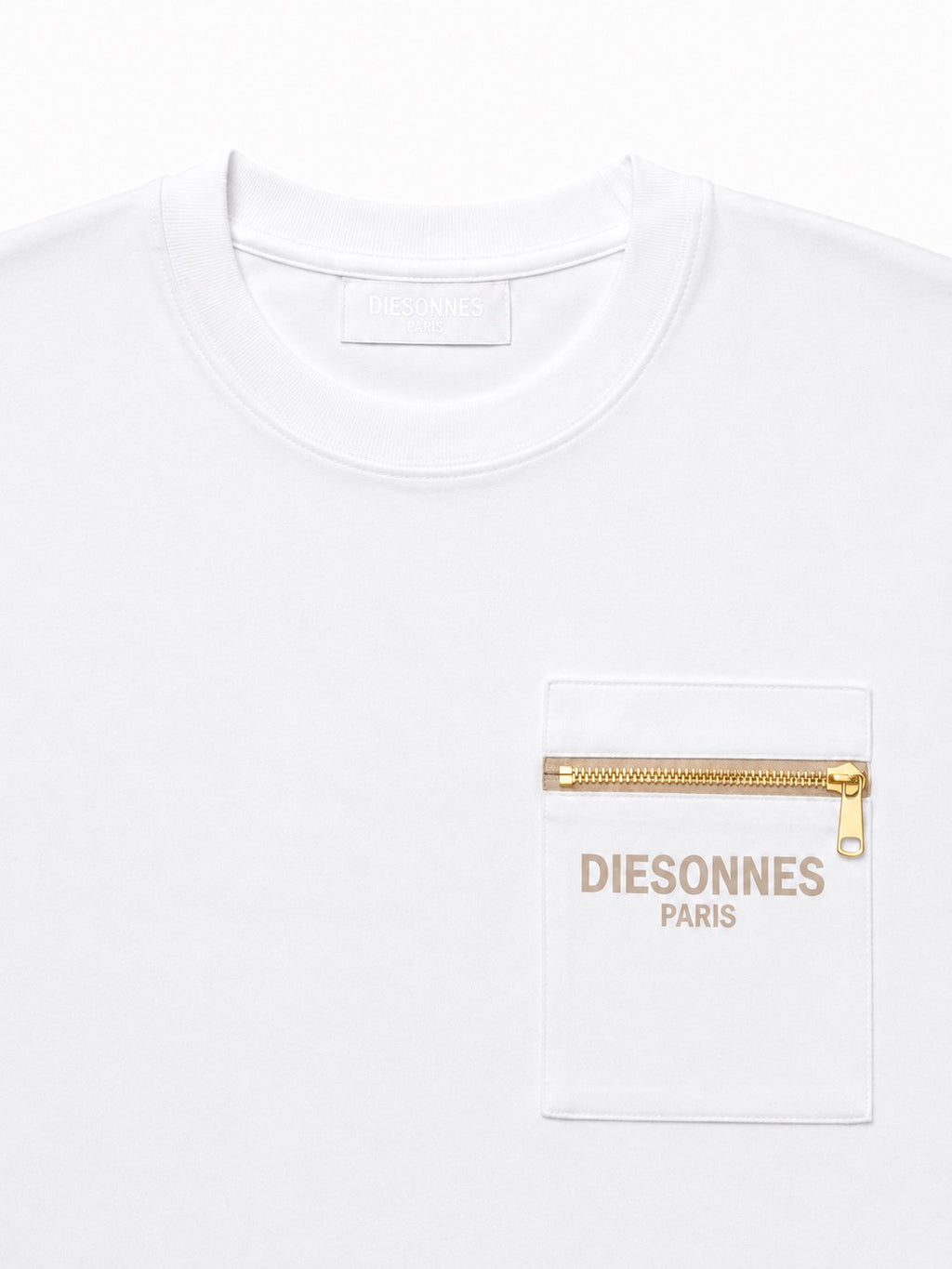 Contour Zip Tee WHITE [WOMEN'S]