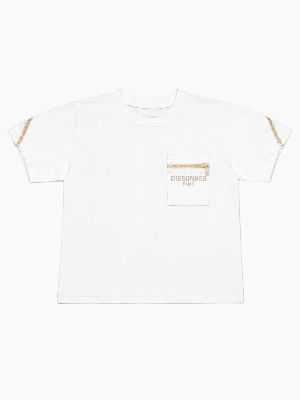 Contour Zip Tee WHITE [WOMEN'S]