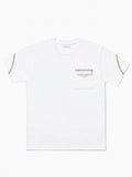Contour Zip Tee WHITE [UNISEX]
